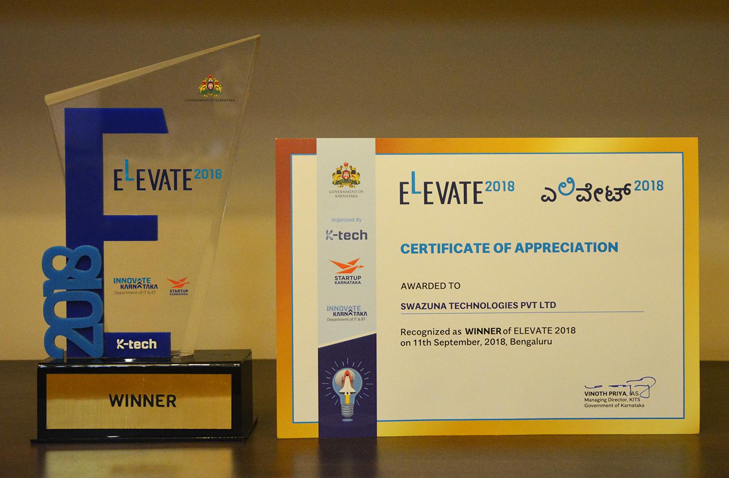 Elevate2018 Winner